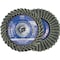 Pferd PFERD Flap Disc, PVL-R, POLIVLIES CURVE, 5in x 5/8-11, Fine, Aluminum oxide 45931 - alternate 1