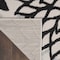 Homeroots 6' X 9' Black And White Floral Indoor Outdoor Area Rug 546678 - alternate 6
