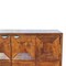 Homeroots 32in Chestnut Solid Wood Textured Door Accent Cabinet With Two Doors 654275 - alternate 9
