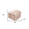 Homeroots Blush Queen Polyester 180 Thread Count Washable Down Comforter Set 528958 - alternate 4
