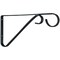 National Hardware 6'' Black Steel Hanging Plant Bracket N274-514 - alternate 3