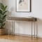 Homeroots 48" Taupe and Silver Console Table And Drawers 333156 - alternate 4