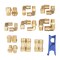 Mytee Products 21 Piece (3/8ft - 1/2in) D.O.T Air Brake Nylon Tubing Fitting Assortment Kit MP-ABF-KIT-3812 - alternate 1