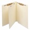 Medical Arts Press Heavy-Duty End Tab Classification Folder, 2in Expan, 1 Divider, 4 Fasteners, Letter, Manila, 25PK 35482 - alternate 1