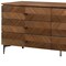 Homeroots 63" Brown Six Drawer Wood Double Dresser 473101 - alternate 3