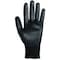 Kleenguard Coated Gloves, Polyurethane, Flat, Palm, 3 Abrasion Level, Black, M (8) 1 PR 13838 - alternate 1