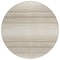 Homeroots 8' Ivory And Beige Round Abstract Washable Indoor Outdoor Area Rug 599972 - alternate 3