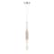 Euf Venna, Pendant, 29", Polished Nickel, Alabaster 50354-030 - alternate 4