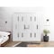 Vdomdoors Sliding Closet Double Bi-fold Doors White Solid Core Modern Interior SETE6933DBF-WS-96 x 80 (4* 24x80) - alternate 4