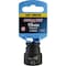 Channellock 3/8'' Drive 19 mm 6-Point Shallow Metric Impact Socket S1815800112022001 - alternate 1