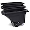 Toter 1 Cubic Yard 2000 lbs. Capacity Heavy Duty Nestable Tilt Truck, Industrial Gray NT210-00IGY - alternate 3