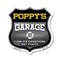 Signmission Poppy's Garage I Can Fix Everything But Stupid, 18 Inch X 18 Inch, Plastic Sign SHI-P-18-490-POPPY - alternate 1