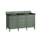James Martin Vanities Brittany 60" Double Vanity, Smokey Celadon, w/ 3 CM Phantome Eclos Top 650-V60D-SC-3PHT - alternate 5