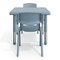 Flash Furniture 3 PC Plastic Activity Table and 4 Chairs Set, 10.5 in Seat Height-Dusty Blue YU-YCX-0023-2-SQR-TBL-DSTYBL-R-GG - alternate 3