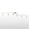 Vidalite Shura White 6-Light Swivel Track Light with Rotatable Heads, Integrated LED, 3000k, 3000 Lumen CE1009226 - alternate 6