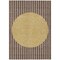 Homeroots 5' X 8' Brown And Beige Striped Washable Indoor Outdoor Area Rug 597152 - alternate 6