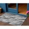 Homeroots 3' X 5' Gray Charcoal And Ivory Abstract Washable Indoor Outdoor Area Rug 582992 - alternate 1