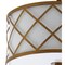 Jonathan Y Elizabeth 13.25" Metal LED Flush Mount, Gold/White JYL3505A - alternate 6