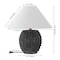 Jonathan Y Effie 18.25" Minimalist Scandinavian Ceramic/Iron Hobnail LED Table Lamp, Matte Black, 2PK JYL5601A-SET2 - alternate 5
