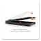 Dexas ClearView Clipcase Storage Clipboard, 0.35" Clip Capacity, Holds 8.87 x 12.25 Sheets, Gray/Orange 5717-804 - alternate 4