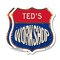 Signmission Ted's Workshop, 18 inch X 18 inch, Plastic Sign, 2PK SHI-P-2PACK-18-489-TED - alternate 1