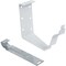Amerimax Home Products Snap Lok Fascia Bracket, White Galvanized Steel, 5-In., 2-Pc. 33022 - alternate 3
