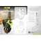 Mechanix Wear Hi-Viz FastFit(R) D4-360 Hi-Vis Cut Resistant Gloves, Synthetic Leather Palm, 12 SFF-X91-012 - alternate 3