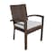 Hospitality Rattan Patio Soho Stackable Armchair with Cushion 903-3304-JBP-A-CUSH - alternate 1