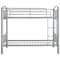 Homeroots 78" X 44" X 67" Twin Over Twin Silver Metal Bunk Bed 286164 - alternate 1