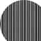 Homeroots 8' Black And Ivory Round Striped Washable Indoor Outdoor Area Rug 595849 - alternate 5