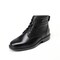 Handpoint Mens 6 in Soft Toe Lace-Up Work Boots-Black Full Grain Leather Dress Safety Boots, KEVLAR, 7 RV4102D-7 - alternate 1