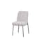 Homeroots Set of Two Cream and Black Fabric and Wood Dining Side Chairs, 2PK 716269 - alternate 1