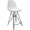 Leisuremod Cresco Acrylic Barstool - Modern ABS Plastic Counter Stool with Steel Legs & Footrest CRBL-30WG - alternate 1