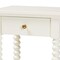 Baxton Studio Terentia Nightstand with Bobbin Legs - 1-Drawer Bedroom Side Table with Storage Shelf, White 266-14633-ZORO - alternate 6