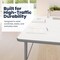 Flash Furniture Commercial Adjustable Height Rectangular Activity Table - Locking Casters-White XU-A3072-REC-WHT-T-A-CAS-GG - alternate 6