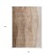 Homeroots 8' X 10' Brown And Beige Ombre Washable Indoor Outdoor Area Rug 581801 - alternate 5