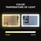 Fab Glass And Mirror Dimmable Lighted Bathroom Wall Vanity with Anti-Fog and Adjustable Colors Rectangular Frameless HC18X40 - alternate 5