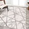 Jonathan Y Patras Modern Geometric Marbled Ivory/Gray 3 ft. x 5 ft. Area Rug LUX105A-3 - alternate 5