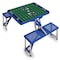 Picnic Time Family Of Brands Tennessee Titans - Football Field - Picnic Table Portable Folding Table with Seats, (Royal Blue) 811-00-139-315-2 - alternate 1