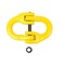 Mytee Products 1/2in Grade 80 Coupling Link, Hammerlink, Hammer Lock Chain Connector (4 Pack), 4PK G8-CL-12x4 - alternate 3