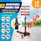 Outdoorcruiser Outdoor Cruiser 3-Wheel Kids Scooter, Lean-to-Steer, LED Wheels, Adjustable T-Bar, Black/Red OCKSBR657 - alternate 5