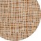 Homeroots 8' Orange Beige And Copper Round Striped Washable Indoor Outdoor Area Rug 583458 - alternate 5