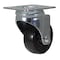 Vestil Rubber Swivel Caster 3 In. Diameter x 1 In. Width 198 Lb. Capacity Black CST-VE-3X1RU-S - alternate 1