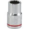 Channellock 1/2'' Drive 1/2'' 12-Point Shallow Standard Socket 333085 - alternate 1