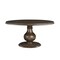 Homeroots 60" Brown Solid Wood Pedestal Base Round Top Dining Table 565240 - alternate 1