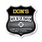 Signmission Don's Garage I Can Fix Everything But Stupid, 6 Inch X 6 Inch, Plastic Sign SHI-P-6-490-DON - alternate 1