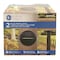 Boston Harbor Solar Light, NIMh Battery, AAA Battery, 1Lamp, Plastic Fixture, Black, Battery Included Yes 26081 - alternate 1