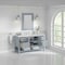James Martin Vanities Breckenridge 60 in. Single Vanity, Serenity Blue, w/ 3 CM Carrara Marble Top 330-V60S-SRB-3CAR - alternate 4