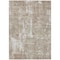 Homeroots 3' X 5' Taupe And Ivory Abstract Washable Indoor Outdoor Area Rug 598004 - alternate 5