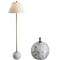 Jonathan Y Miami 63.5" Minimalist Resin/Metal LED Floor Lamp, Gold/White JYL3066A - alternate 6